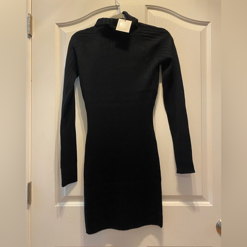 Revamped Turtleneck sweater long sleeve dress